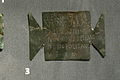 Votivtafel ( tabula ansata ) für Iupiter Heliopolitanus, gestiftet von Sextius Titus Moderatus, Zenturio der legio XIV gemina – Museum Carnuntinum