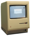 Macintosh 128k (первый компьютер Macintosh, представлен в 1984 году)