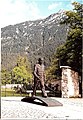 Bronze statue of General Marshall at the George C. Marshall European Center for Security Studies in Garmisch-Partenkirchen, Germany