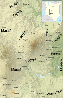 Mount Kenya Population map-fr.svg