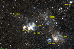 Vista de NGC 2032