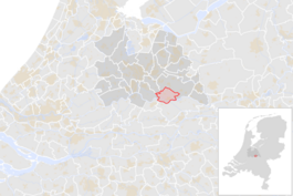 Locatie van de gemeente Wijk bij Duurstede (gemeentegrenzen CBS 2016)