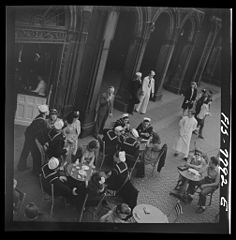 New York. The mall restaurant in Central Park