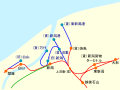 新潟附近的鐵道路線圖