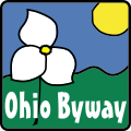 Ohio Byway Symbol sign (M8-H3)