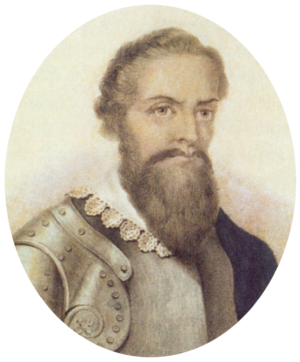 Lithography of Pedro Álvares Cabral, the Portu...