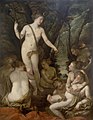 ピエトロ・リベリ『ダイアナを装ったユピテルとニンフ・カリスト』1650年頃 エルミタージュ美術館所蔵