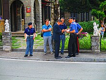 Carabinieri and Polizia di Stato during inspections Police of Italy 2.jpg