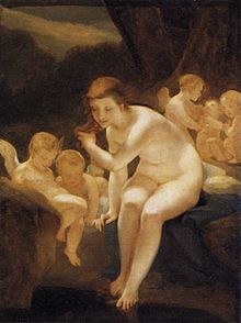 Innocence by Pierre Paul Prud'hon, c. 1810 Prud'hon, Pierre Paul - Venus Bathing or Innocence - c. 1810.JPG