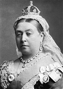 Queen Victoria reigned from 1837 to 1901. Queen Victoria by Bassano.jpg