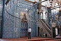 Intérieur de la mosquée Rüstem Pacha, avec décoration en carreaux d'Iznik