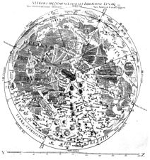 里喬利的月面圖 (1651年)