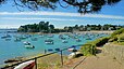 Port et plage du Béchet à Saint-Briac-sur-Mer en Ille-et-Vilaine.