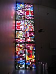 Glasfönster, Kristi liv, i Sankt Ansgars kyrka, Bromma (1963)