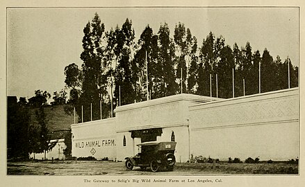 Selig's Wild Animal Farm 1911ish to 1914ish somewhere in Santa Monica near a streetcar line