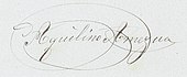 signature d'Aquilino Amezua