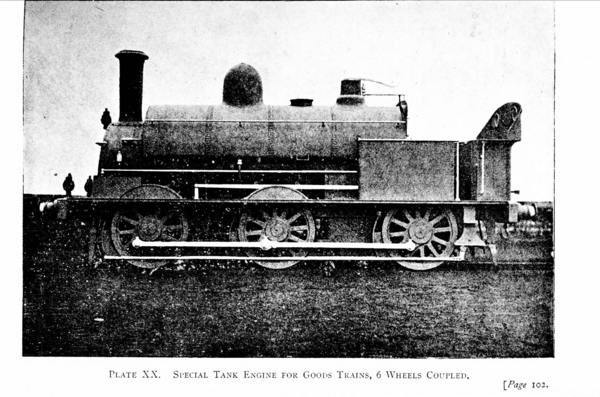 Plate 20 Special Tank Engine for Goods Trains, 6 Wheels Coupled