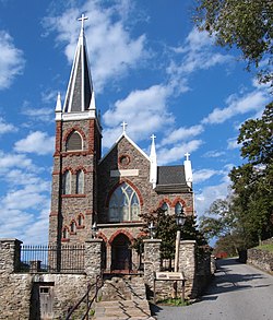 St Peters church -Harpers Ferry, West Virginia, USA-30Sept2011.jpg