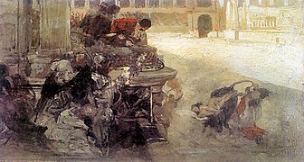« La mort de Dircé », Henryk Siemiradzki, 1896.