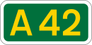 A42 road