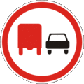 3.27 Zákaz predchádzania pre nákladné automobily