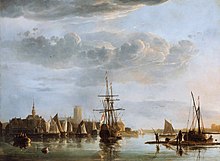 Aelbert Cuyp: Gezicht op Dordrecht, 1655.