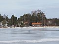 La mer Baltique gelée a Haukilahti.