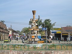 Place Jean-Paul II in the Escale neighborhood of Ziguinchor