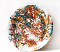 "Half-face", tray, 2006,