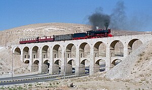 a charter train in Jordan