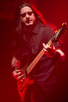 Donais performing with Anthrax in 2017