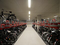 Utrecht, Fahrradparkplätze in der Stationspleinstalling