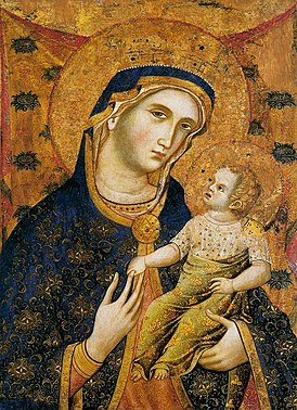 Мадонна с младенцем. ок. 1370 года, ц. Санта-Мария дель Розарио (Джезуати), Венеция