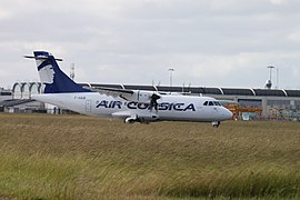 ATR 42-500 d'Air Corsica assurant la ligne spéciale "Airbus" pour Toulouse (Juin 2019).