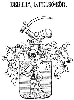 A család címere Johann Siebmacher 1893-as Wappenbuch című könyvéből