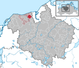 Kaart van Admannshagen-Bargeshagen