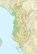 Location map/data/Albània/ús està situat en Albània