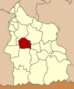 Amphoe location in Sisaket Province