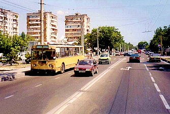 Троллейбус на Анапском шоссе (2003 г.)