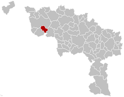 Antoing Hainaut Belgium Map.png