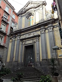 Church of Sant'Aspreno ai Crociferi, Naples, dedicated to Saint Aspren.
