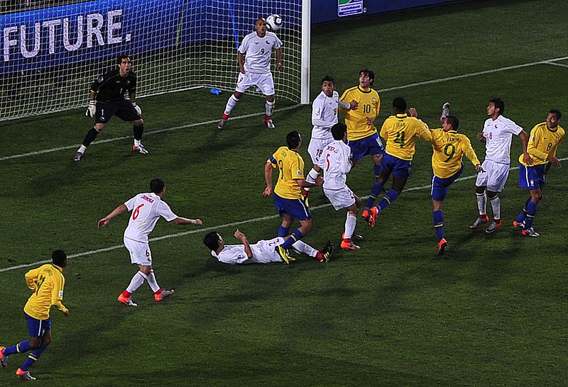 File:Brazil & Chile match at World Cup  2010-06-28 1.jpg