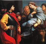 David and Abigail, religious biblical painting、ブダペスト国立西洋美術館