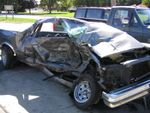 The owner could sue the person who wrecked this car in tort