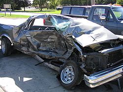 One of the consequences of a serious automobile accident.