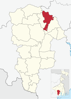 Location of Chandrakona I