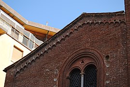 Chiesa di Santa Cecilia, facciata.