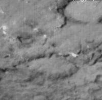 Детальный снимок поверхности кометы 2005 год