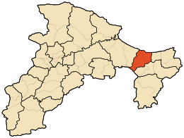 Distretto di Aokas – Mappa