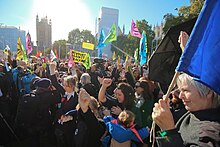 "Declaration of Rebellion" at Parliament Square, 2018 Declaration of Rebellion at Parliament Square 52.jpg